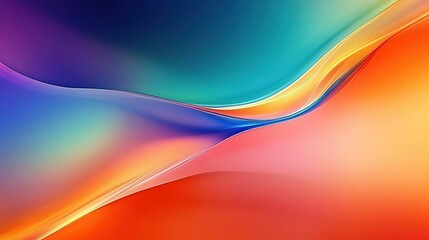 Abstract Colorful Wave Background: Vibrant and Dynamic Design