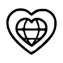 Love the Earth Doodle