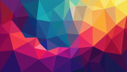Obraz premium Geometric shapes, vibrant colors, abstract style, texture, modern