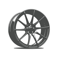 Obraz premium wheel of the car vector