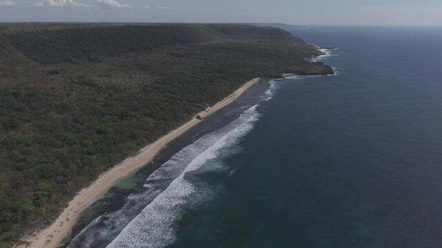 4K D Log video of Bolinao's Patar Beach