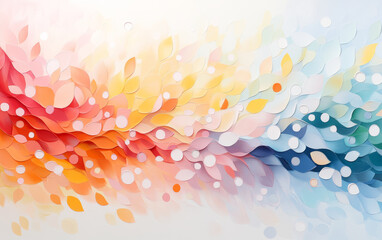 Fototapeta premium Retro style floral texture art background 