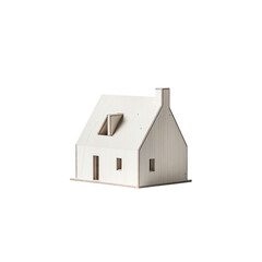 Minimalist Model House Front View for Architectural Design Projects