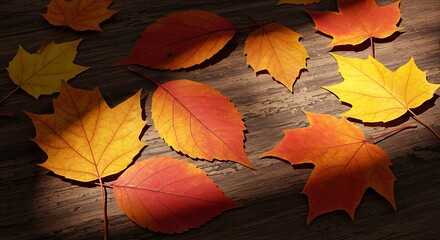 Autumn's Golden Embrace AI Generated