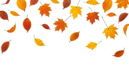 Autumn's Gentle Descent AI Generated