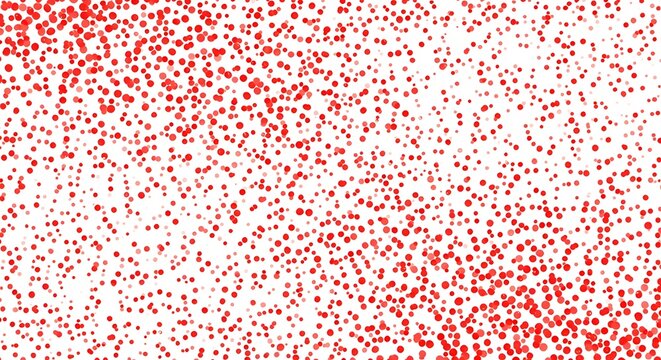 Crimson Dust Motes A Red Speckled Sky Scarlet Rain Dance Crimson Particle Burst Red Dot Symphony AI Generated