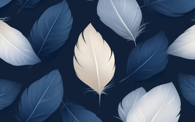 Beautiful colorful feather business background
