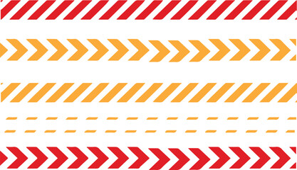 Warning Alert Yellow and Red Caution Tape