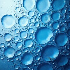 Icy blue geometric patterns on a smooth surface , geometric, blue