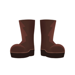 pair of rubber boots