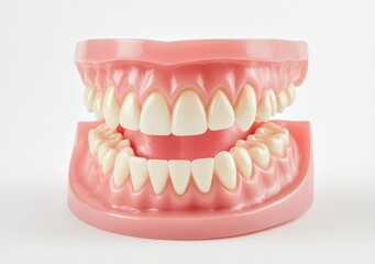 Obraz premium Dental Model Showing Teeth and Gums for Education or Demonstration