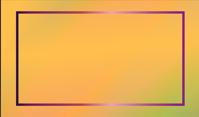 Fototapeta premium Template for your brand book. Color background in golden frame. Modern futuristic background