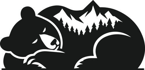 Fototapeta premium Bear vector