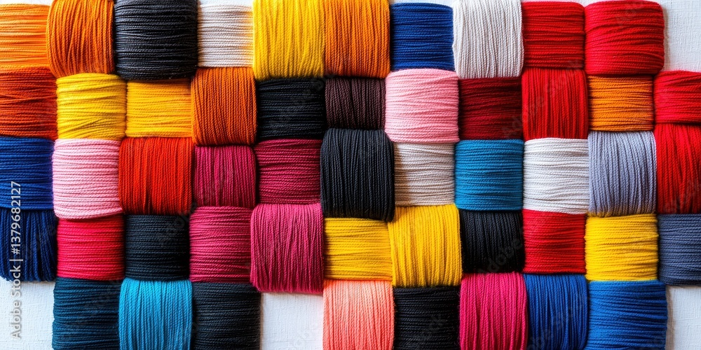 Poster Wireless technologies: a symphony of innovation, woven with threads of digital threads, presented in a captivating mixed-media tapestry.