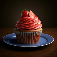  strawberry cupcake
