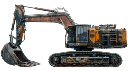Rusty Excavator: A robust and weathered excavator, showcasing the raw power of industrial machinery and the passage of time.
