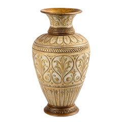 ancient greek vase isolated on transparent background 