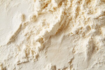 Flour texture close-up