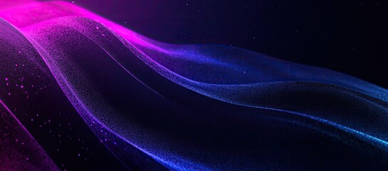Obraz premium Abstract flowing particles