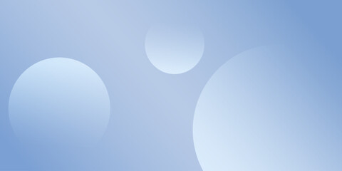 Modern blue background with circle elements. Digital technology concept. Vector illustration.