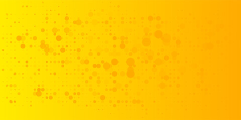 Dots halftone yellow orange color pattern gradient texture with technology digital background. Dots pop art comics with summer background.