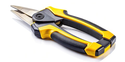 Obraz premium Black and Yellow Cutting Tool Minimalist Photography - High-Resolution Image