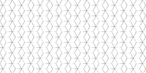 Fototapeta premium Vector grid metal gradient science web tech connection triangle diamond honeycomb hexagon art. Seamless pattern with hexagon square cube geometric pattern shapes grid metal element texture design. 