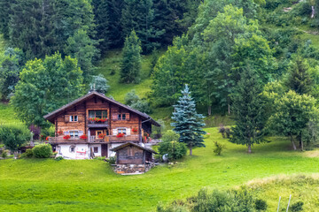 house in the mountains