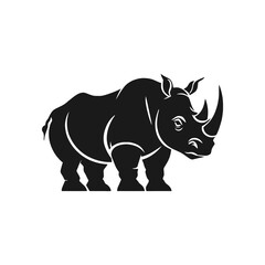 Minimalist Dark Rhinoceros Lo...