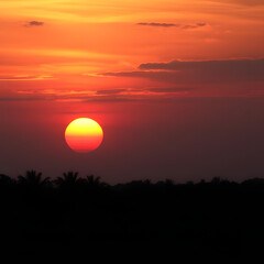 Obraz premium beautiful sunset