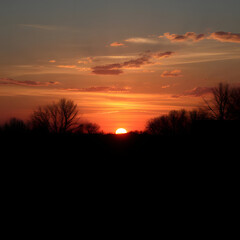 Fototapeta premium beautiful sunset