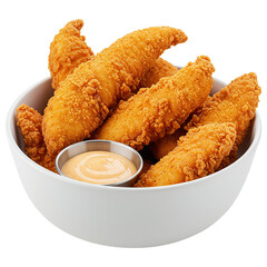 Crispy Chicken Tenders and Dipping Sauce