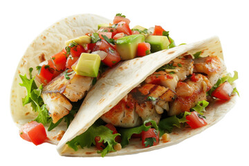 Beach Burrito Co. Fusion Cuisine Isolated On Transparent Background