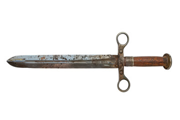British Pattern 1908 Bayonet Isolated On Transparent Background