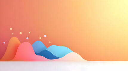 Abstract Data Analysis Visual for Finance Strategy and Audit Needs