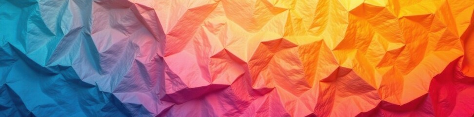 Obraz premium Crumpled paper texture with creases and folds, rough surface, textured surface, creased paper