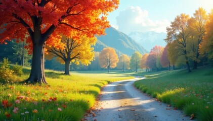 Naklejka premium Glued paper posters with realistic outdoor effects, glued paper, outdoor, natural light