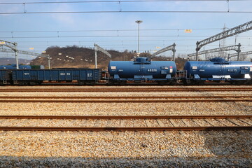 韓国の貨物列車