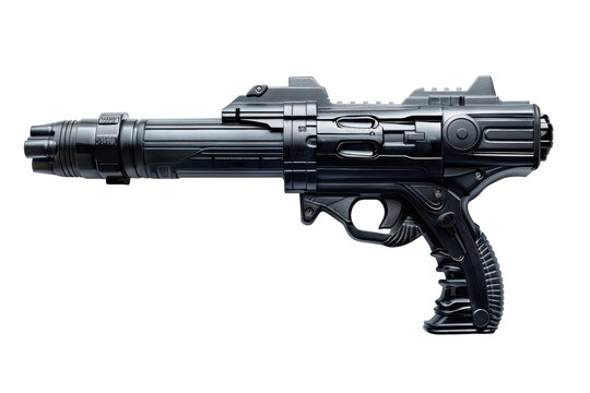 Clear View of Foam Blaster Isolated On Transparent Background
