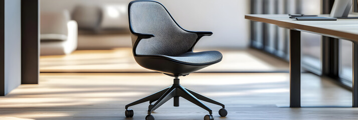 Obraz premium Ergonomically Designed Modern Office Chair for Comfort and Style