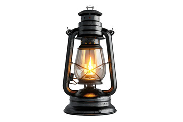 Clear and Detailed Lantern Lamp Isolated On Transparent Background