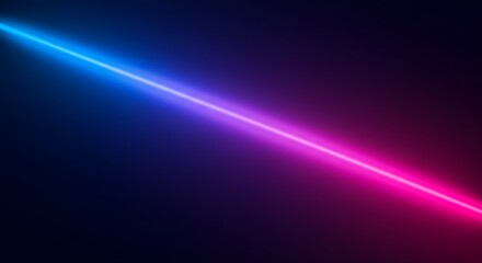 Fototapeta premium Neon Divide AI Generated