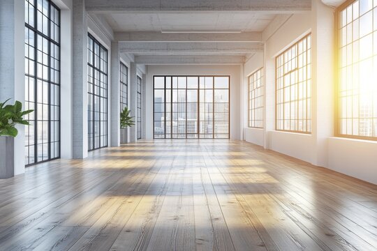 An abstract office interior with a blurred, defocused effect, suitable for business concept backgrounds or backdrops