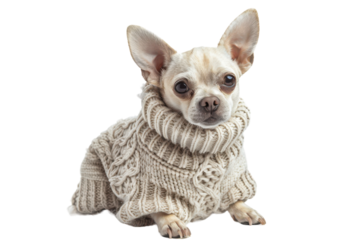 Choosing the Best Pet Sweater Isolated On Transparent Background