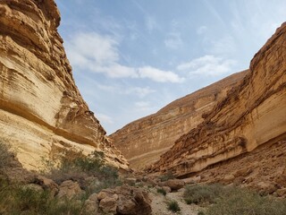 Fototapeta premium Gorge of the Gov stream . Israel .