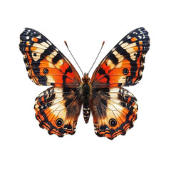 Vibrant Butterfly Wings Abstract Background,