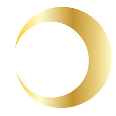 elegant golden shapes