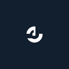 monogram letter g logo design