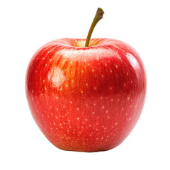 Fresh Red Apple Isolated on White Background for Culinary Use