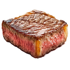 Juicy Grilled Steak with Perfectly Cooked Pink Center